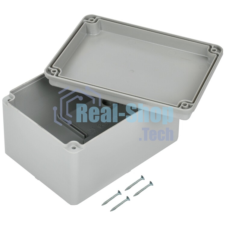 Коробка IEK КМ41261 распаячная для о/п 150х110х85 мм IP44 (RAL7035, гладкие стенки)