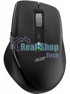 Мышь беспроводная Acer OMR406 черный, 4800 dpi, радиоканал, Bluetooth, USB, кнопки - 8
