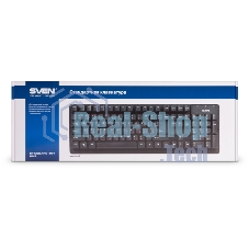 Клавиатура проводная Keyboard SVEN Standard 301 USB черная SV-03100301UB