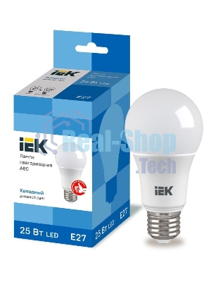 Лампа cветодиодная LED A80 шар 25Вт 230В 6500К E27 IEK LLE-A80-25-230-65-E27