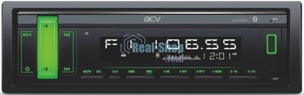 Автомагнитола ACV AVS-914BG, 1 DIN, Bluetooth, USB Type-A, AUX