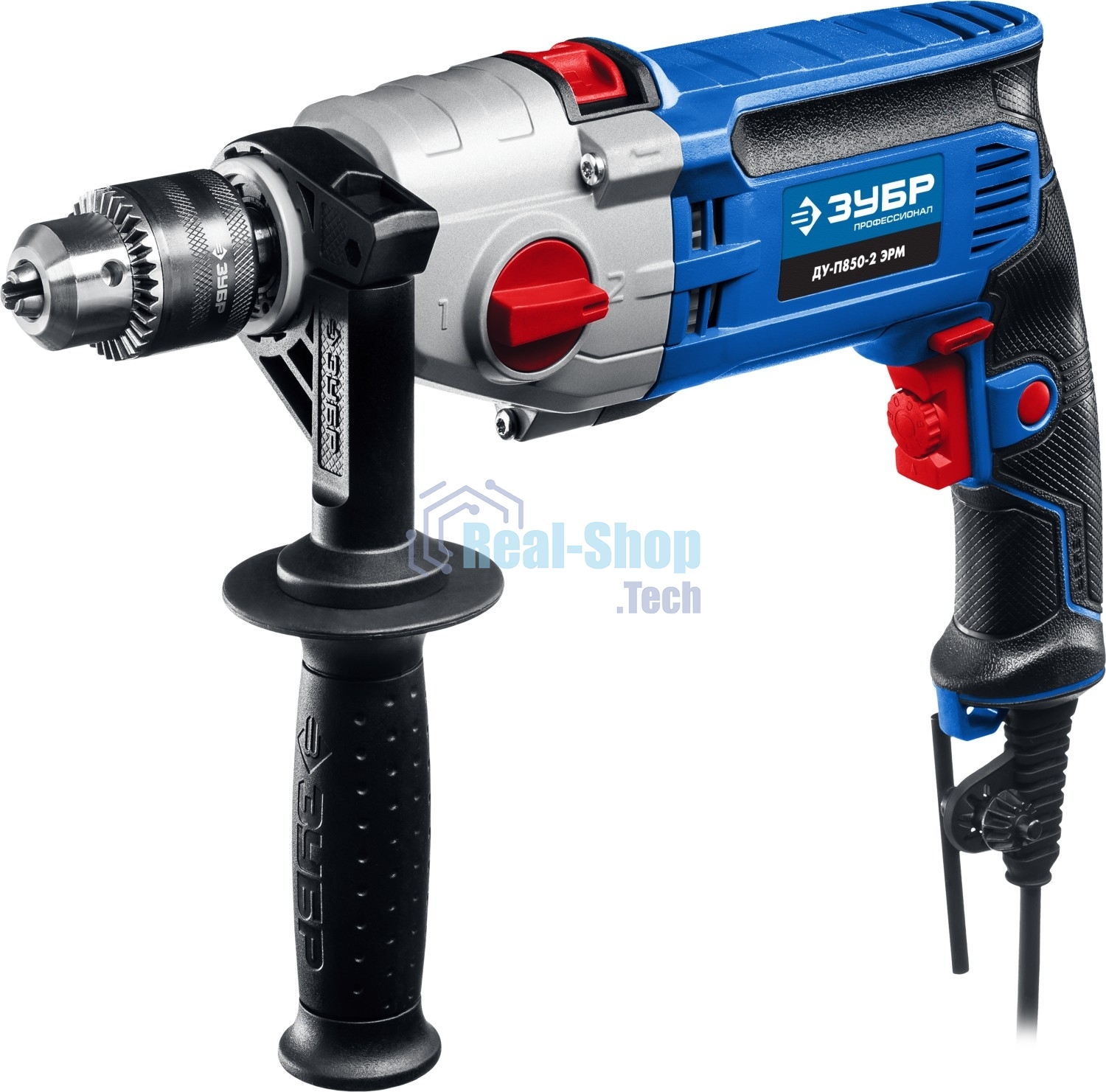 Дрель ударная Зубр ДУ-П850-2 ЭРМ 850Вт ключевой реверс