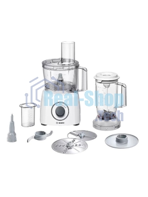 Кухонный комбайн Bosch MCM3200W, 800 Вт, 2 скорости, чаша 2300 мл.