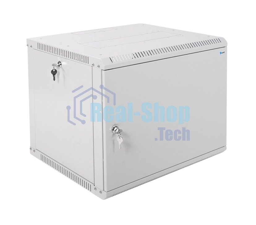 Шкаф телекоммуникационный настенный разборный 9U (600х650) дверь металл, ШРН-Э-9.650.1