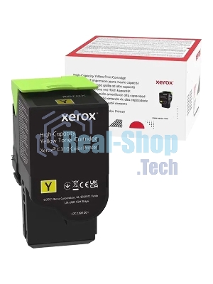 Картридж лазерный Xerox C310 желтый 5,5K (006R04371)