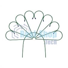 Заборчик садово-парковый, веерный, 0,7х0,9 м Россия