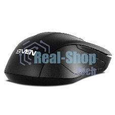Мышь беспроводная SVEN RX-270W черный, 1600 dpi, радиоканал, USB, кнопки - 4