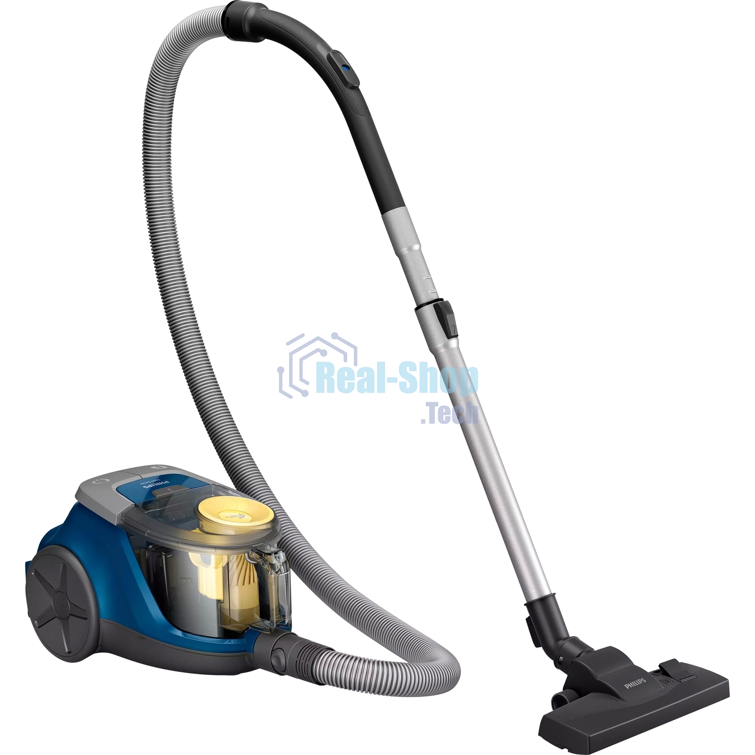 Пылесос Philips XB2125/09 синий, 360/850 Вт, уборка сухая, пылесборник контейнер 1.3 л