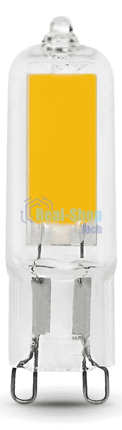 Лампа светодиодная Gauss LED G9 AC220-240V 5.5W 500lm 4100K Glass 107809205 черный