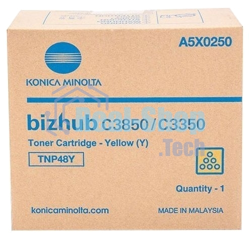 Тонер-картридж Konica-Minolta bizhub C3350/C3850 желтый TNP-48Y