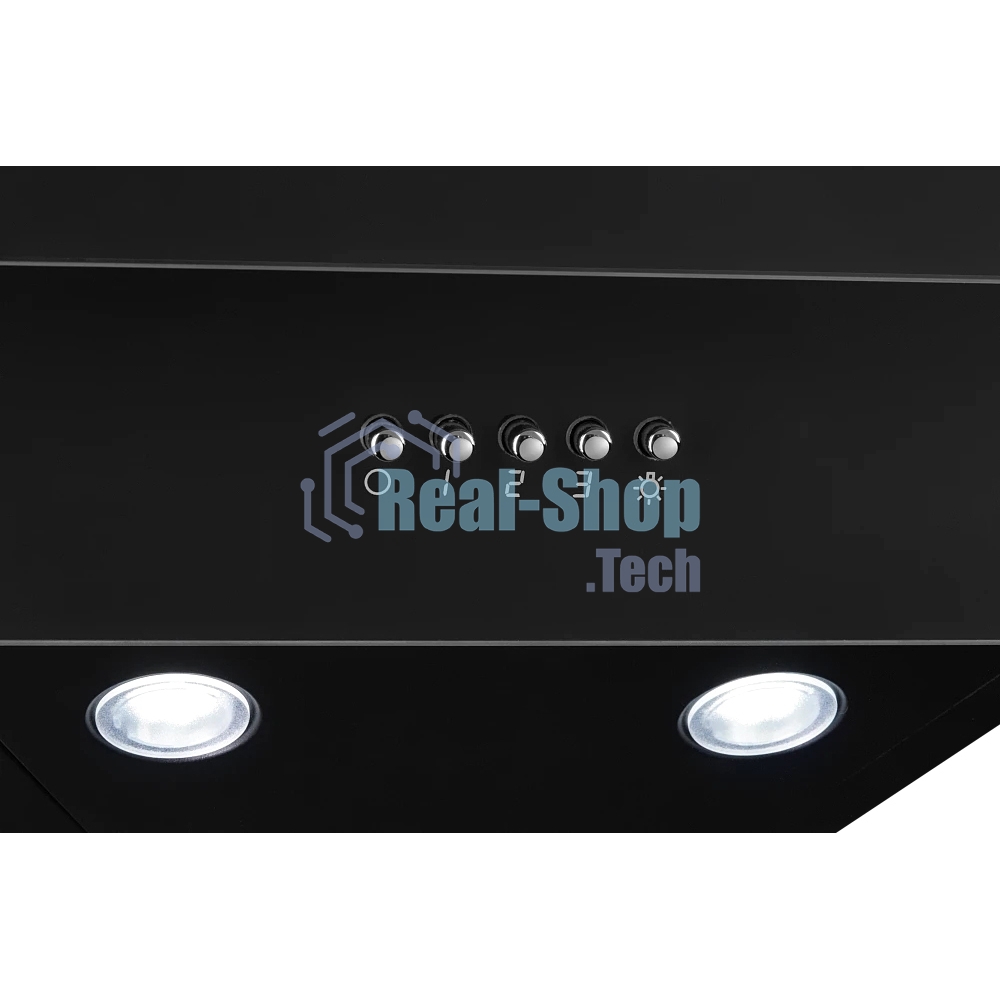 Вытяжка наклонная Monsher ROUEN 50 Noir Verre черный, 50 см, 700 куб. м/ч, 53 дБ