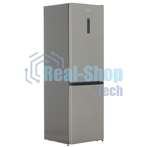 Холодильник Gorenje NRKP61EA2XL4 серебристый металлик двухкамерный 203/99л морозилка снизу, No Frost
