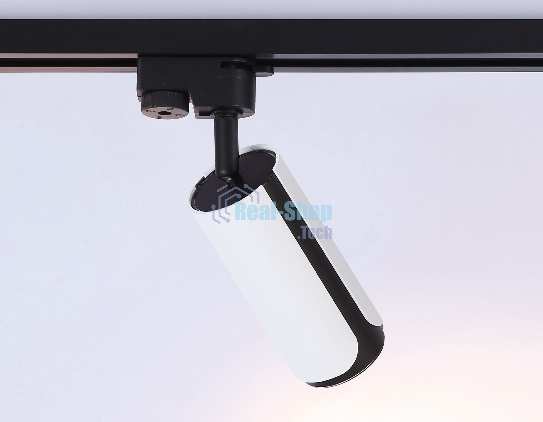 Трековый однофазный светильник Ambrella light GL5154 WH/BK белый/черный GU10 D58*130