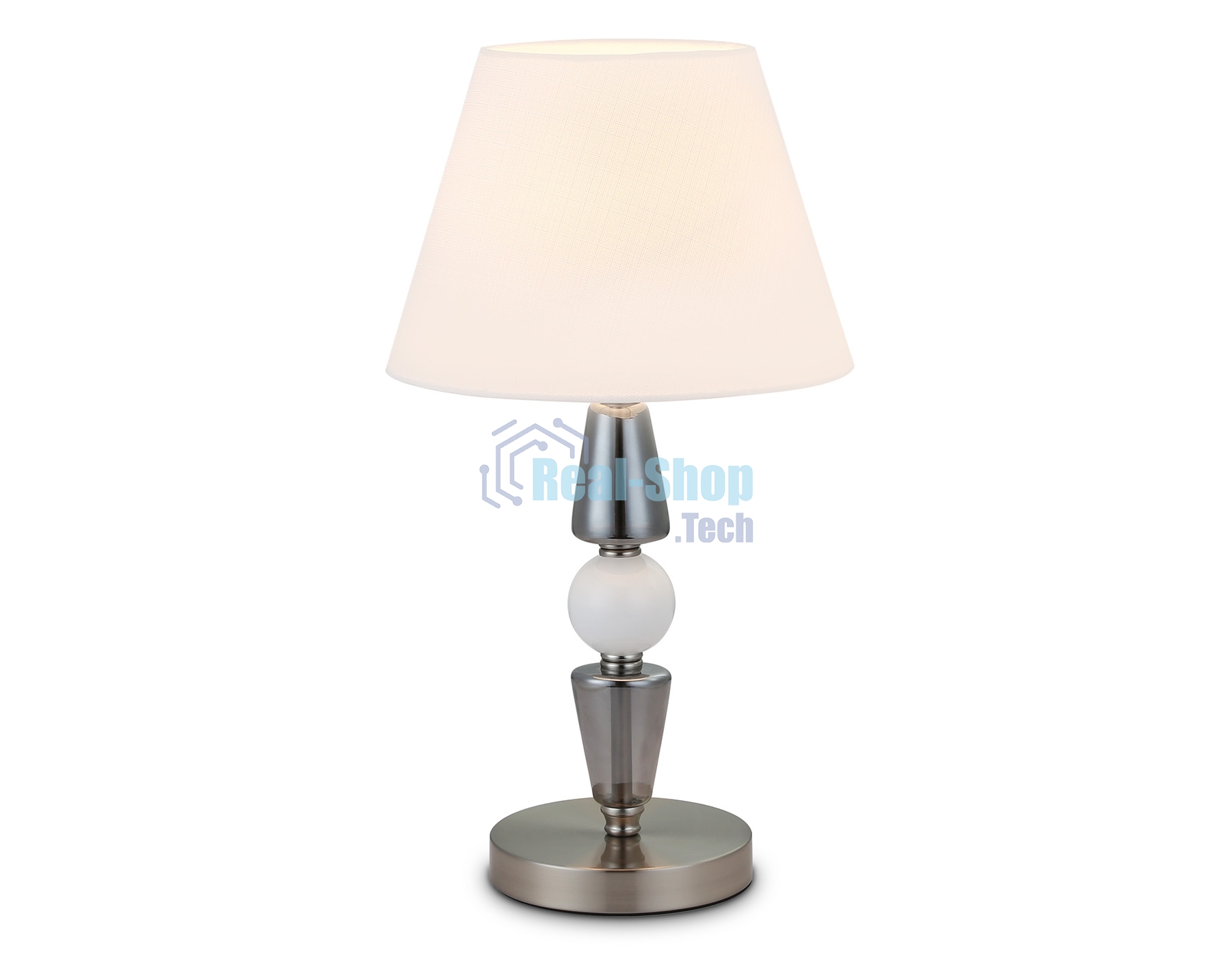 Светильник Ambrella light LH75262 SN/FR сатин никель/белый матовый E14 max 40W D260*470