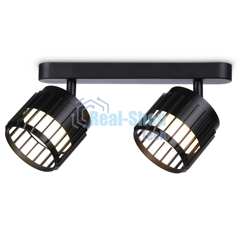 Светильник Ambrella light TN71163/2 BK черный GX53/2 260*100*125