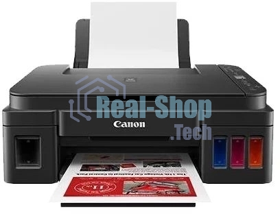 МФУ струйное Canon PIXMA G3410 (2315C009), A4, цветное, печ. 8.8 стр/мин (ч/б) 5 стр/мин (цвет), скан. до 19 стр/мин., 4800x1200 dpi (принтер) 1200х600 dpi (сканер), USB, Wi-Fi