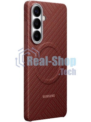 Чехол-накладка Carbon Magnet Case Samsung S26+(S947) (EF-KS947SREGRU) Coralred