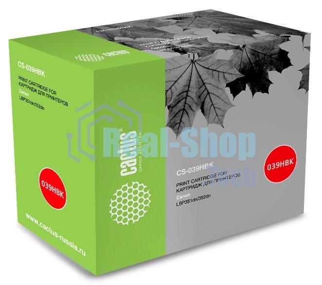 Картридж лазерный Cactus CS-039HBK черный (25000 стр.) для Canon LBP 351x i-Sensys/352x i-Sensys