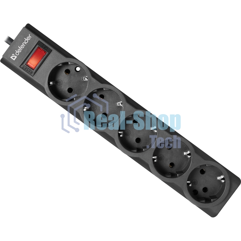 Сетевой фильтр Defender 5M ES LARGO 5OUTL.
