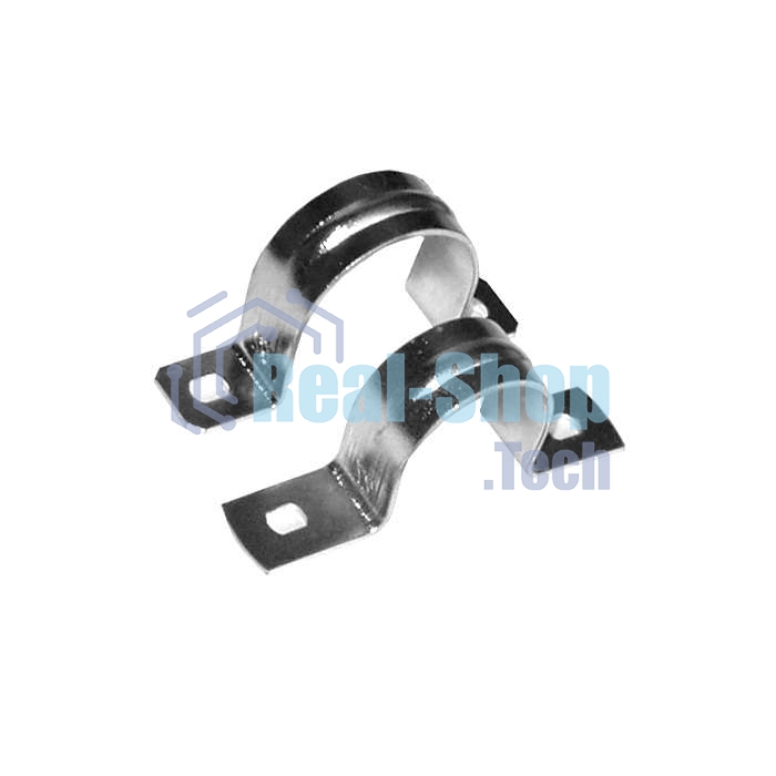 Скоба креп. метал. оцинк. двухлап. d20 (уп.30шт) Рувинил С21420