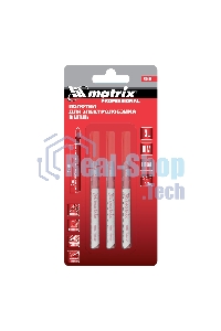Полотна для электролобзика Matrix по металлу, 3 шт. T118AF, 55 х 1,2мм, Bimetal