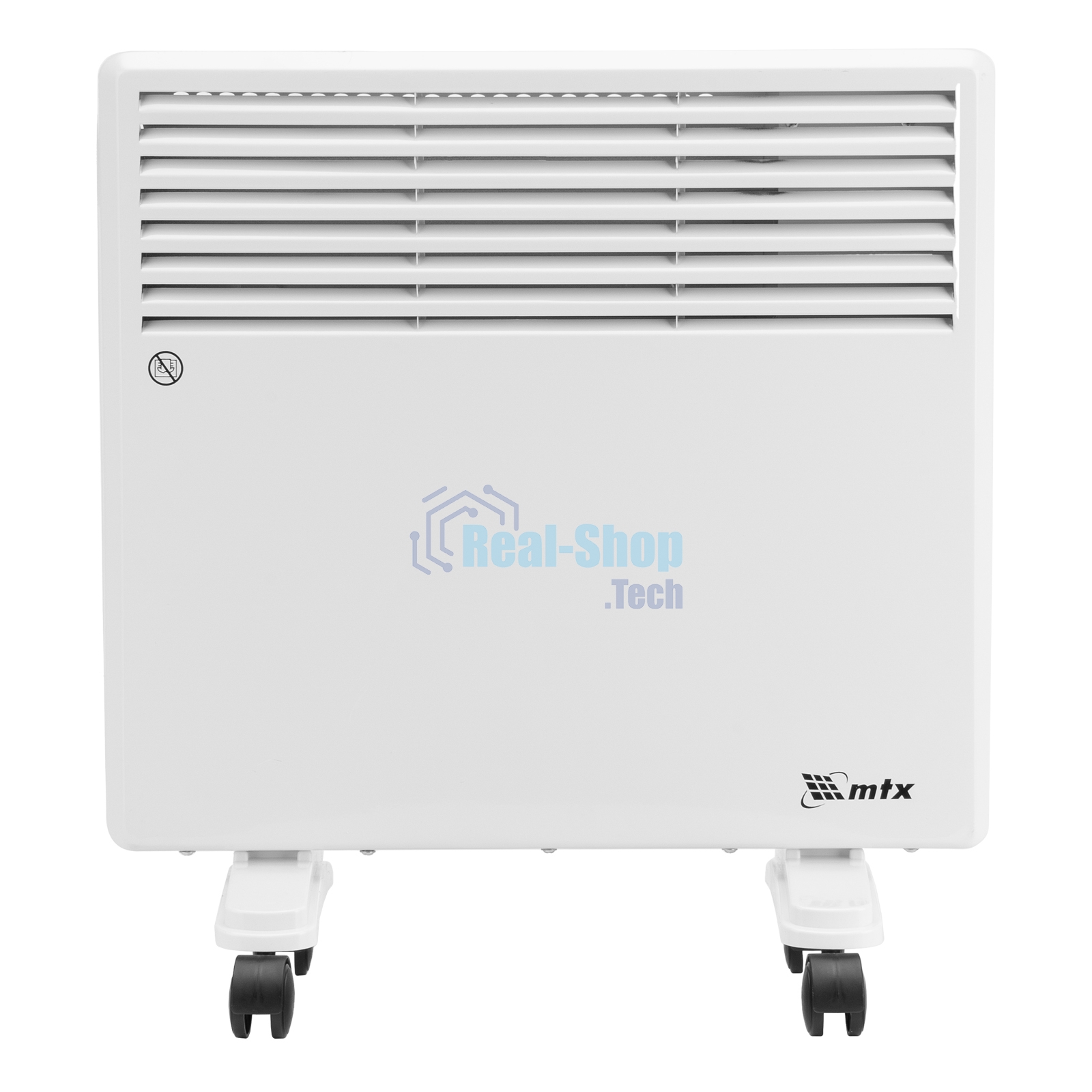 Конвектор электрический MTX CH-1000, белый, 1000 Вт, 10 м2, термостат