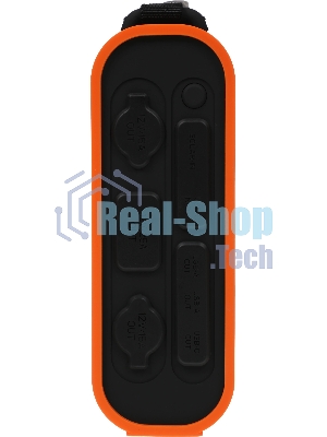 Электростанция портативная TopON TOP-X150 148000mAh 5A QC3.0/PD3.0 4xUSB солн.бат. черный/оранжевый (103764)