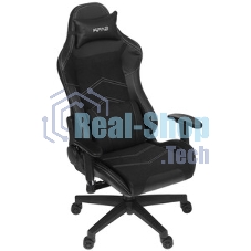 Кресло KFA2 Gaming Chair 04 L черный, экокожа, подголовник