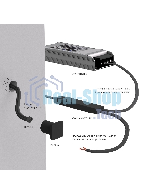 Выключатель сенсорный с функцией диммирования Elektrostandard 12/24V 36/72W 95003/01