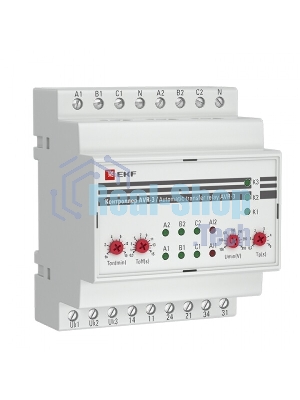 Контроллер АВР на 2 ввода с секционированием AVR-3 PROxima EKF rel-avr-3