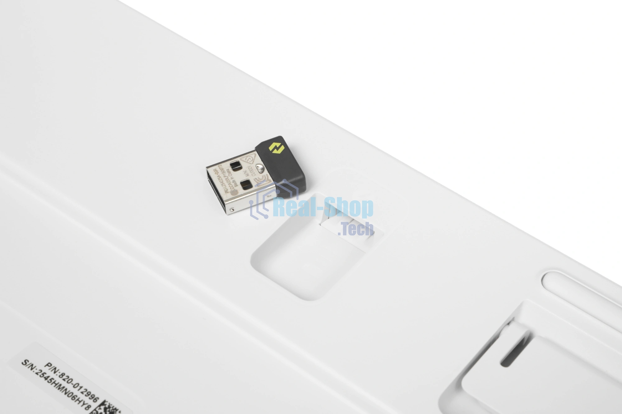 Клавиатура Logitech K868 гибридная, USB Type-A, Bluetooth, радиоканал, белый