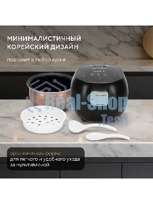 Мультиварка Hyundai HYMC-2409 черный, 3 л, 500 Вт, сенсорное, 11 программ