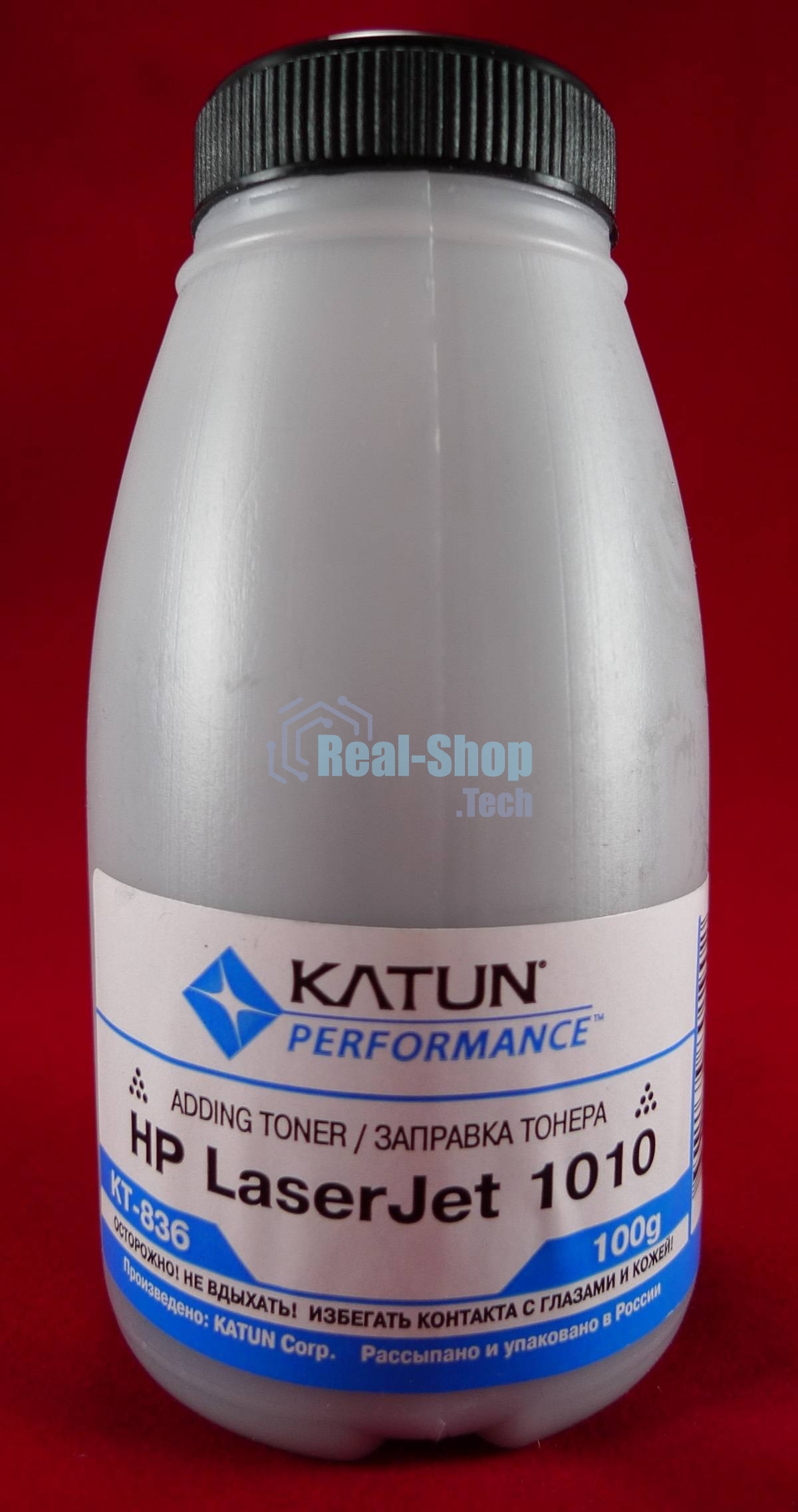 Тонер HP LJ 1010/1012/1015/1018/1020 (фл.100г.) Katun фас России