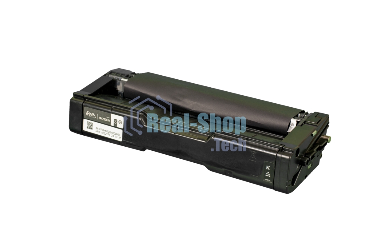 Тонер-туба Sakura SPC250EBK (407543) для Ricoh Aficio SP C250/C260/C261, черный, 2000 к.