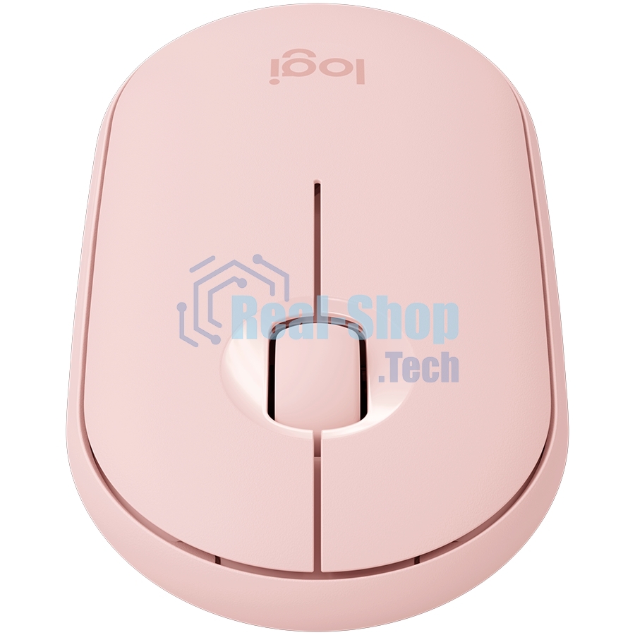 Мышь беспроводная Logitech Pebble M350 розовый, 1000 dpi, радиоканал, Bluetooth, USB, кнопки - 3