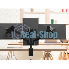 Кронштейн (держатель) ONKRON G280 для трех мониторов 13