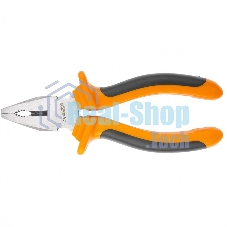 Плоскогубцы Sparta Comfort, 180 мм, комбинированные шлифованные, двухкомпонентные рукоятки
