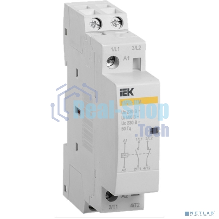 Контактор модульный КМ20-22М AC IEK MKK11-20-22