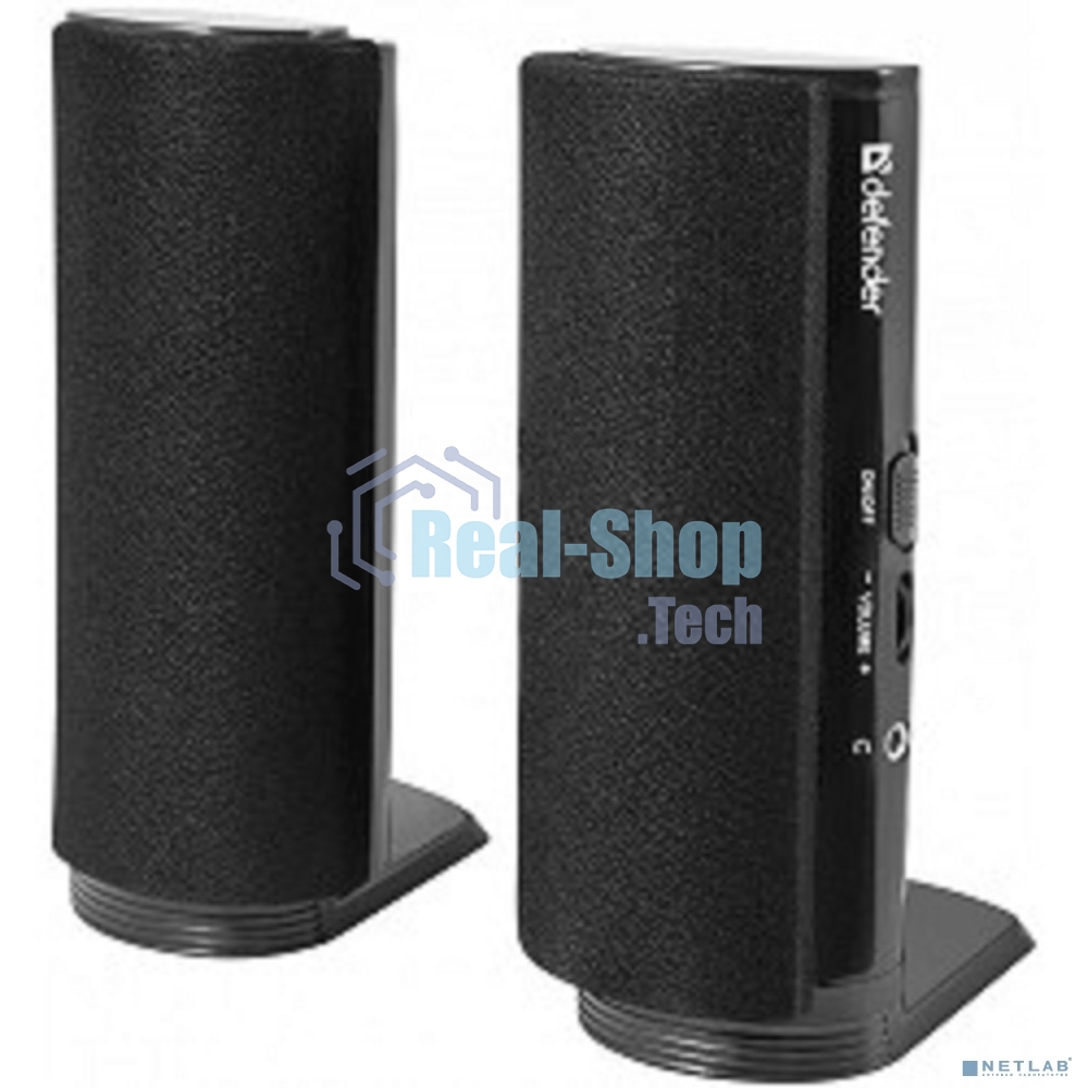 Акустическая система Defender SPK-210 2.0, 2x2W, разъем для наушников 65210