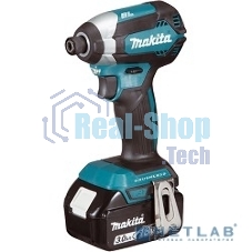 Дрель-шуруповерт Makita DTD153RFE, 18 В, 3 Ач, 170 Нм, бесщеточный, ударный