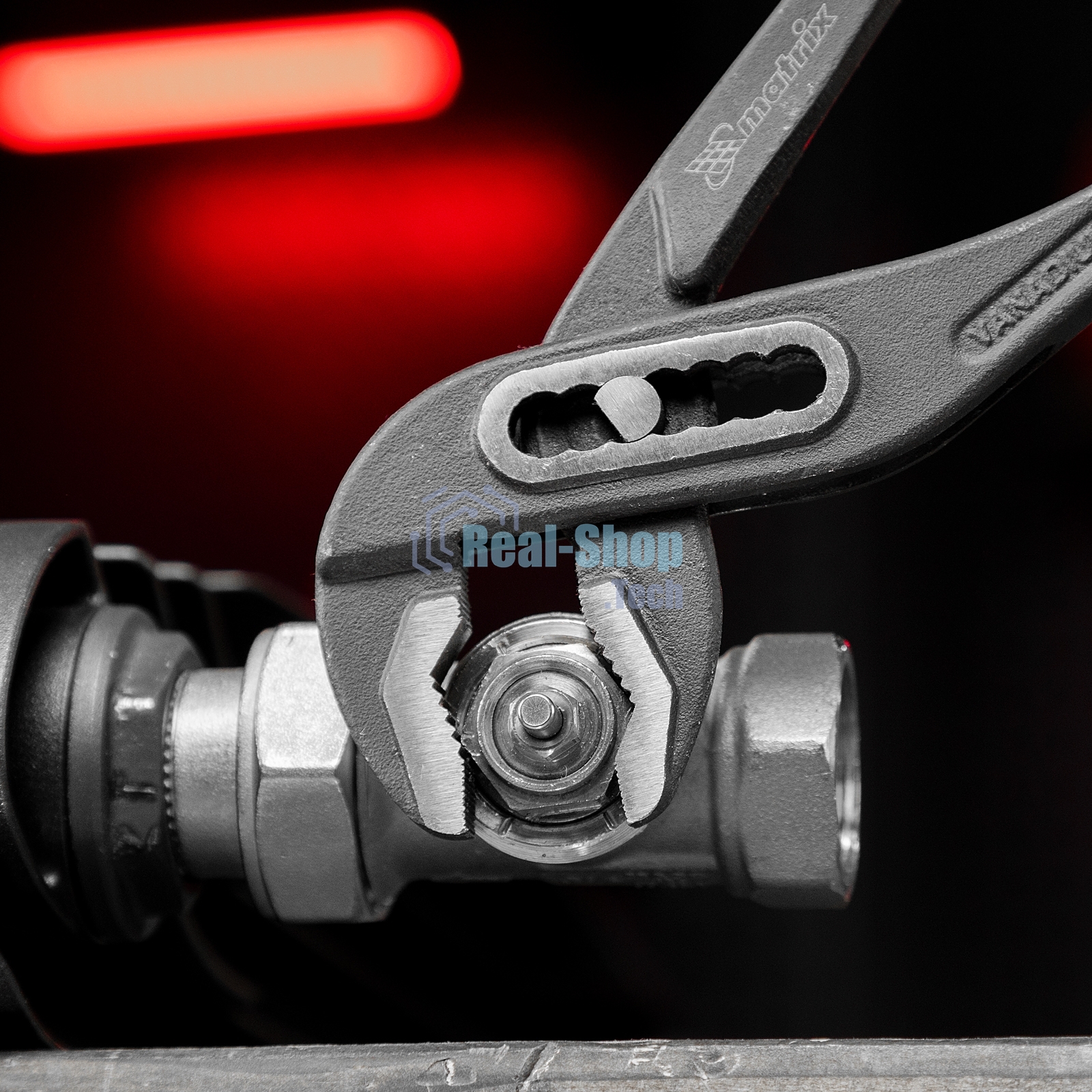 Переставные клещи Matrix 250 мм, хром-ванадий, обливные рукоятки