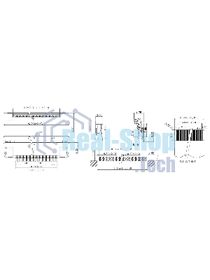 Разъем FPC Half Coverage Bottom Contact 1.0K-BX-36PWB 36 pin высота 2мм шаг 1мм