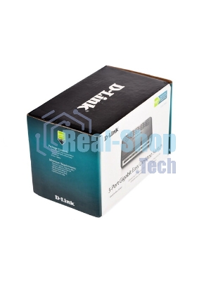 Коммутатор D-Link DGS-1005A, 5×1 Гбит/с, неуправляемый