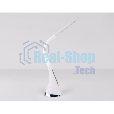 Светодиодная настольная лампа с дисплеем Ambrella light DE508 WH белый LED 3000-6400K 6W+LCD 2W