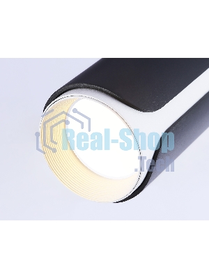 Трековый однофазный светильник Ambrella light GL5155 BK/WH черный/белый GU10 D58*130