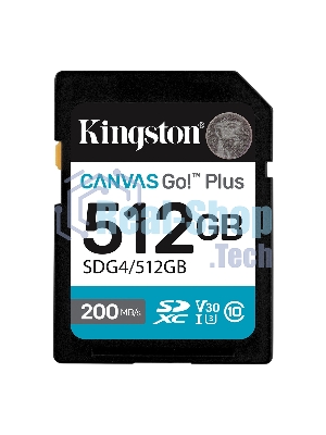 Флеш карта SDXC 512Gb Kingston SDG4/512Gb Canvas Go! Plus w/o adapter