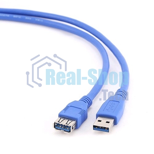 Кабель Gembird PRO CCP-USB3-AMAF-6, USB 3.0 кабель удлинительный 1.8м AM/AF позол. контакты, пакет