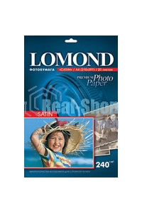 Фотобумага Lomond 1105100 A4/240г/м2/20л./белый высокоглянцевое для струйной печати