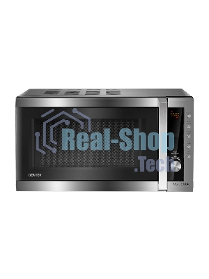 Микроволновая печь Centek CT-1582 нержавеющая сталь, 20 л, 700 Вт, переключатели - поворотный механизм/кнопки