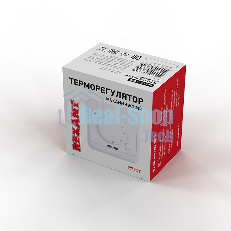 Терморегулятор механический Rexant с датчиком температуры пола и воздуха (R72XT)